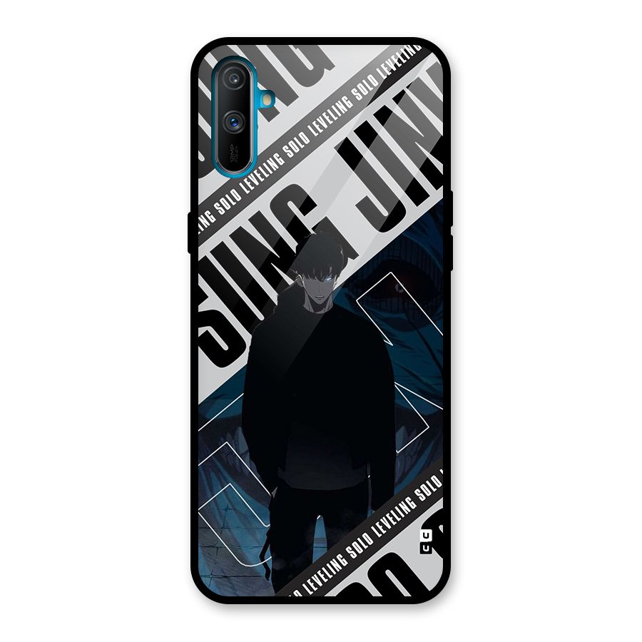 Awesome Jinwoo Rage Glass Back Case for Realme C3