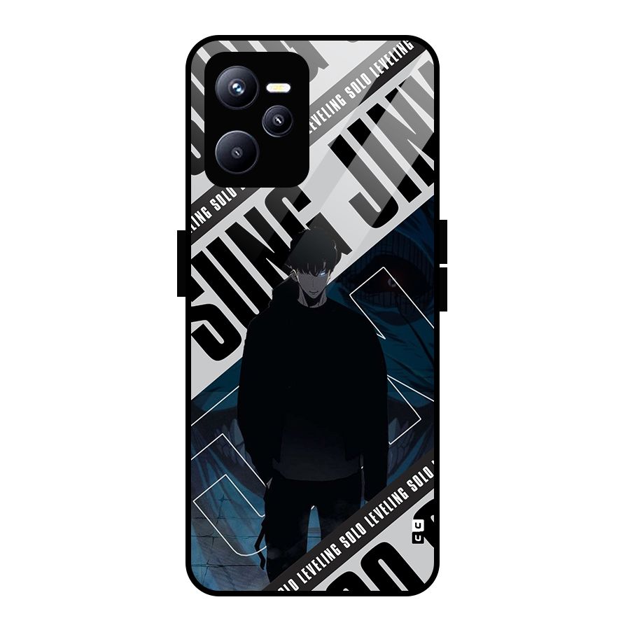 Awesome Jinwoo Rage Glass Back Case for Realme C35