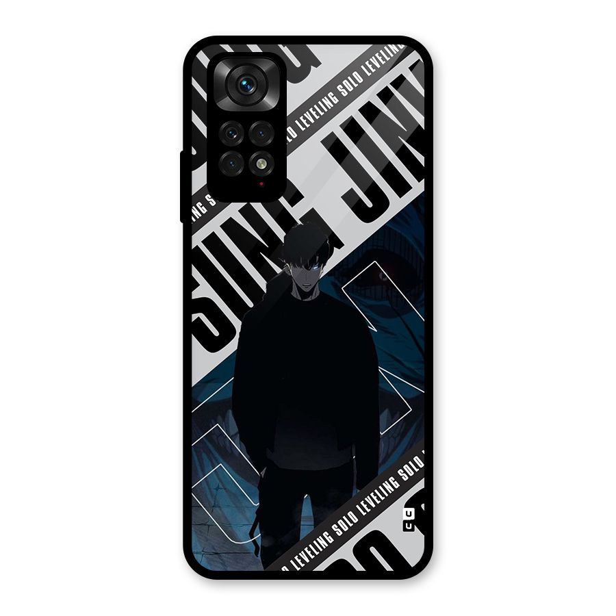 Awesome Jinwoo Rage Glass Back Case for Redmi Note 11S