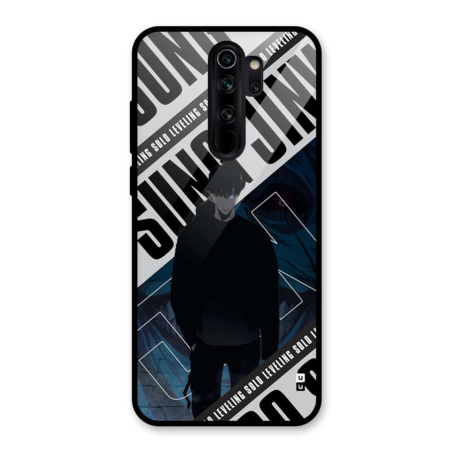 Awesome Jinwoo Rage Glass Back Case for Redmi Note 8 Pro