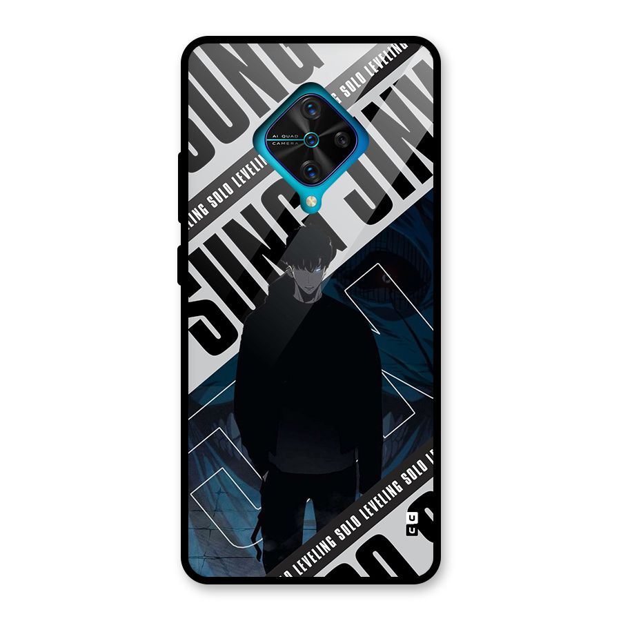 Awesome Jinwoo Rage Glass Back Case for Vivo S1 Pro