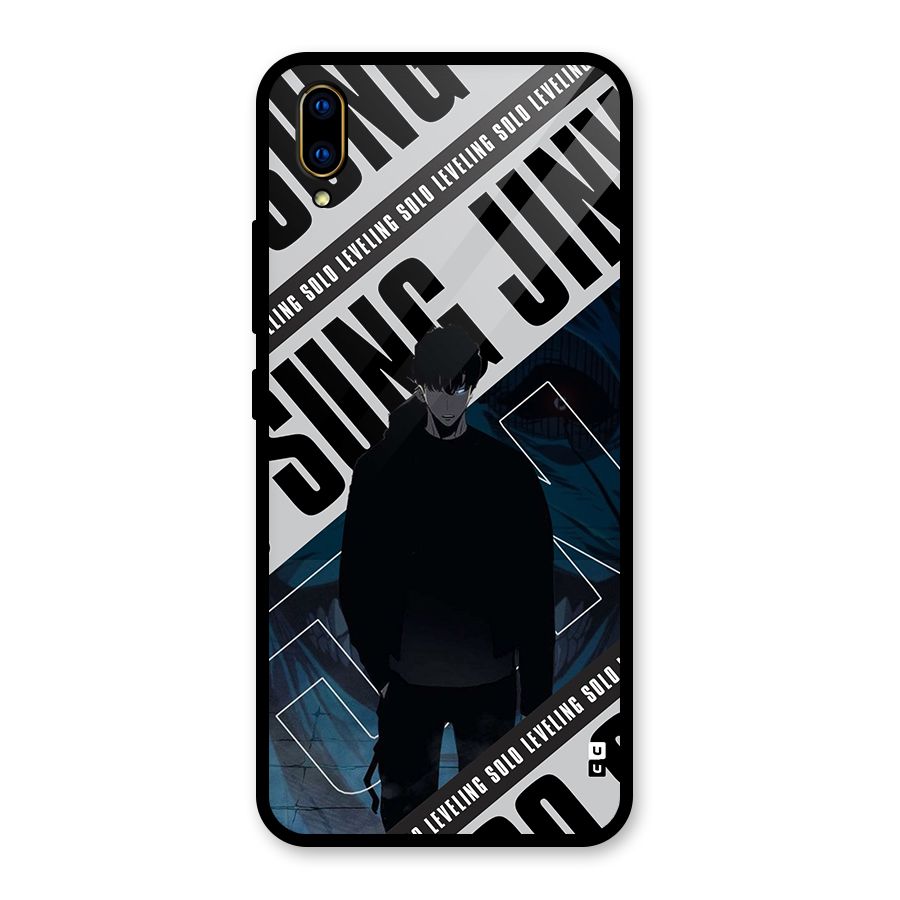 Awesome Jinwoo Rage Glass Back Case for Vivo V11 Pro