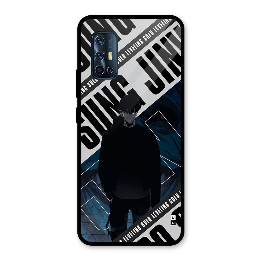 Awesome Jinwoo Rage Glass Back Case for Vivo V17