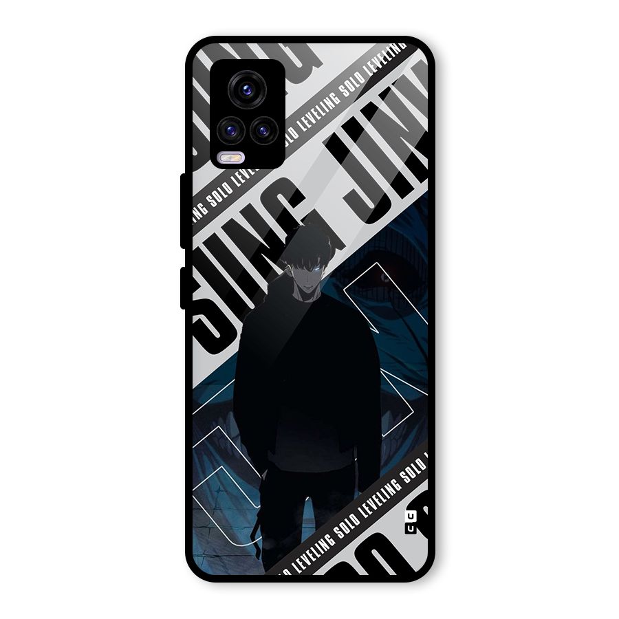 Awesome Jinwoo Rage Glass Back Case for Vivo V20 2021
