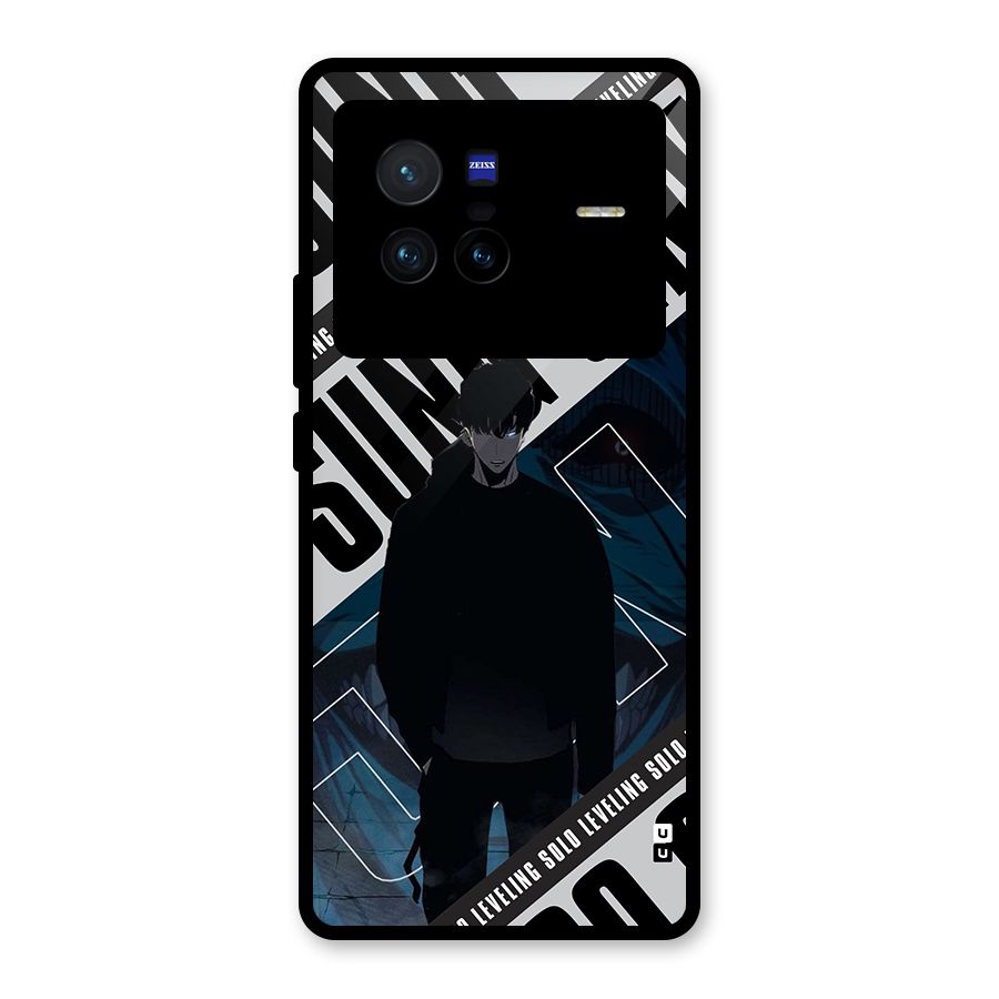 Awesome Jinwoo Rage Glass Back Case for Vivo X80