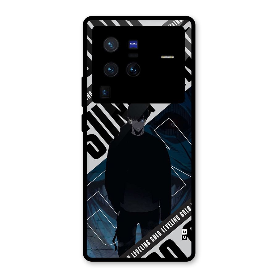 Awesome Jinwoo Rage Glass Back Case for Vivo X80 Pro