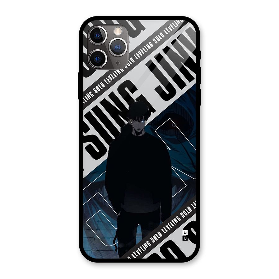 Awesome Jinwoo Rage Glass Back Case for iPhone 11 Pro Max