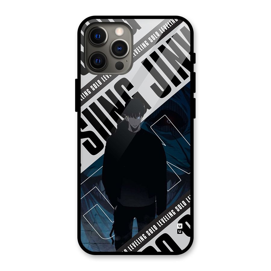 Awesome Jinwoo Rage Glass Back Case for iPhone 12 Pro Max