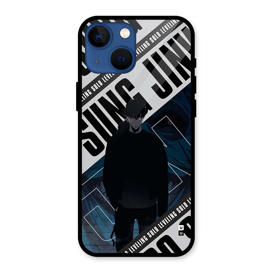 Awesome Jinwoo Rage Glass Back Case for iPhone 13 Mini