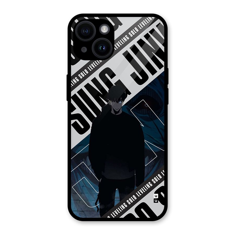 Awesome Jinwoo Rage Glass Back Case for iPhone 14
