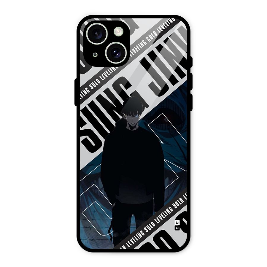 Awesome Jinwoo Rage Glass Back Case for iPhone 15 Plus