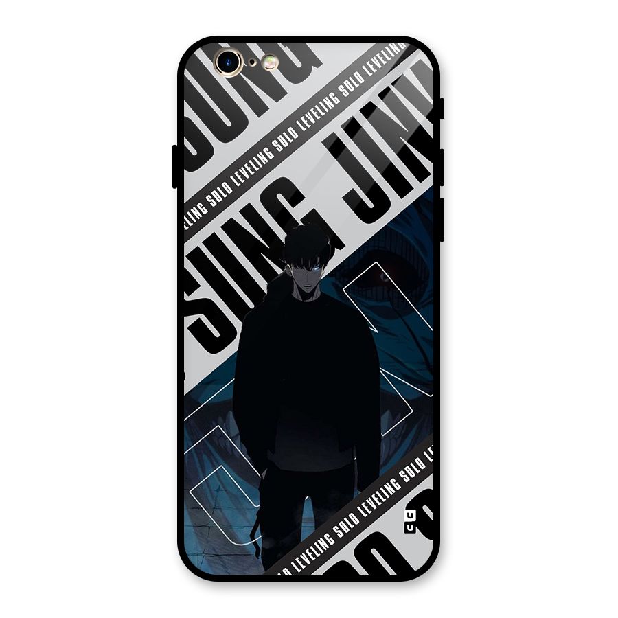 Awesome Jinwoo Rage Glass Back Case for iPhone 6 6S