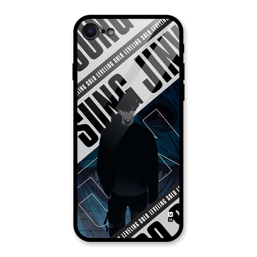 Awesome Jinwoo Rage Glass Back Case for iPhone 7
