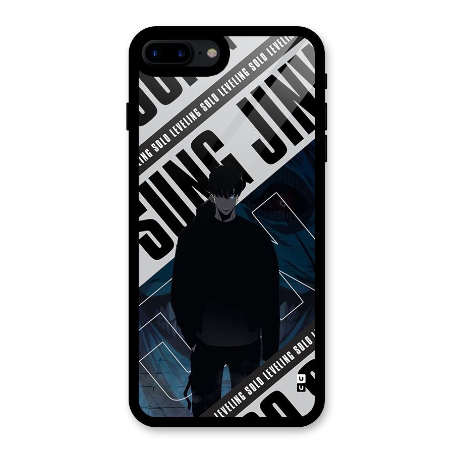 Awesome Jinwoo Rage Glass Back Case for iPhone 7 Plus