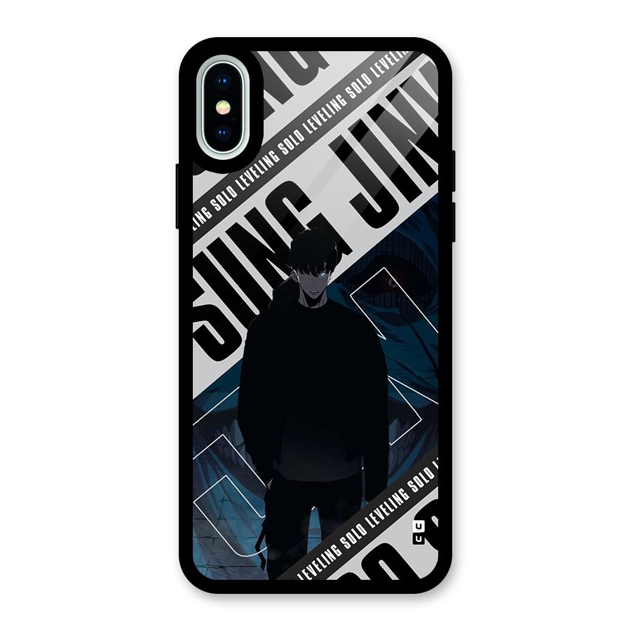 Awesome Jinwoo Rage Glass Back Case for iPhone X
