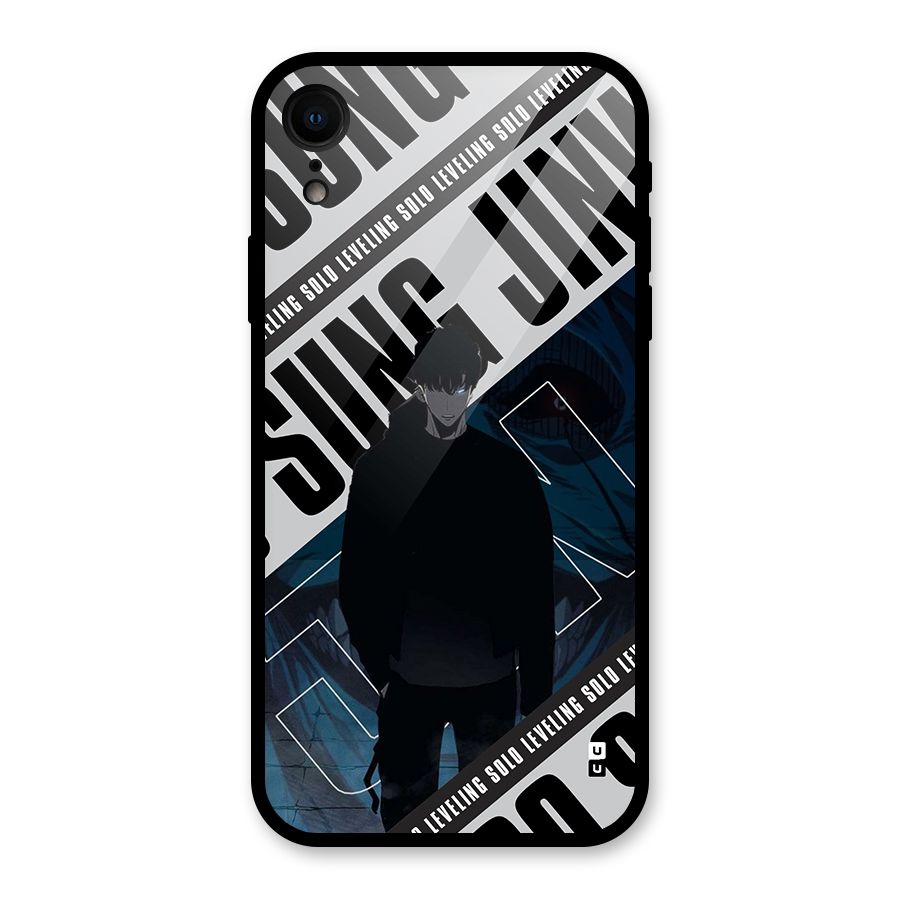 Awesome Jinwoo Rage Glass Back Case for iPhone XR
