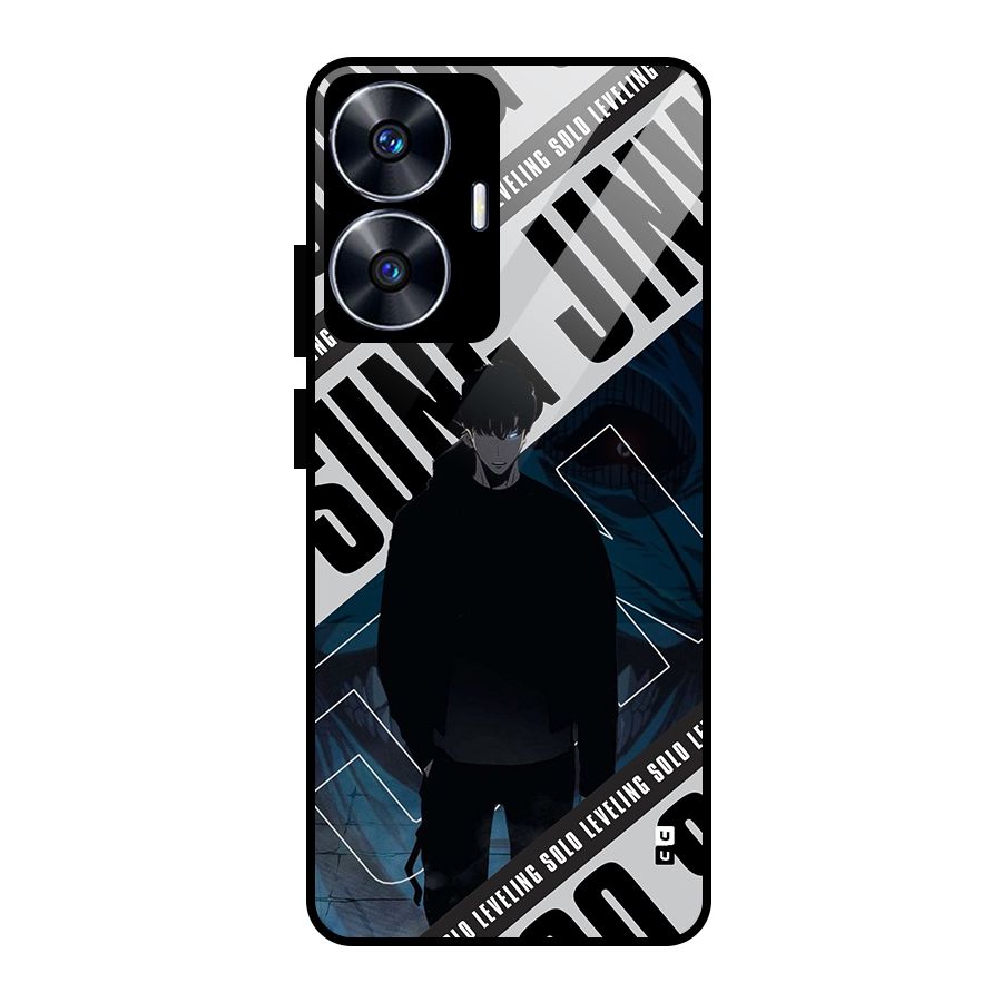 Awesome Jinwoo Rage Glass Back Case for realme C55