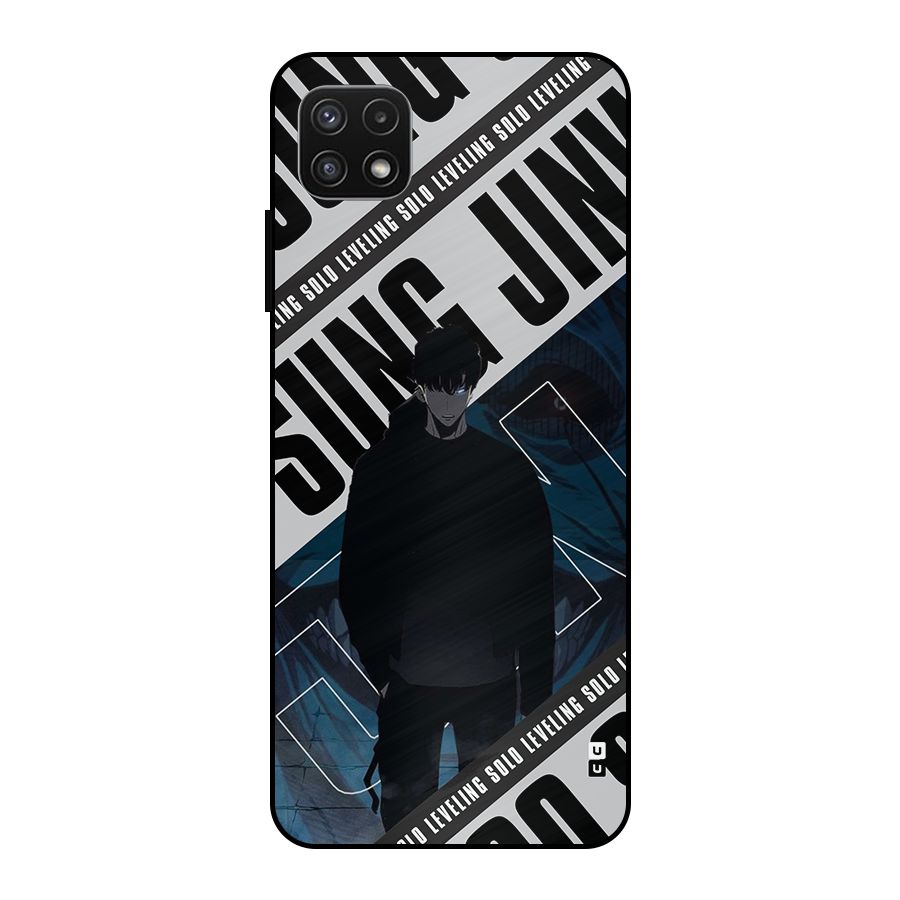 Awesome Jinwoo Rage Metal Back Case for Galaxy A22 5G