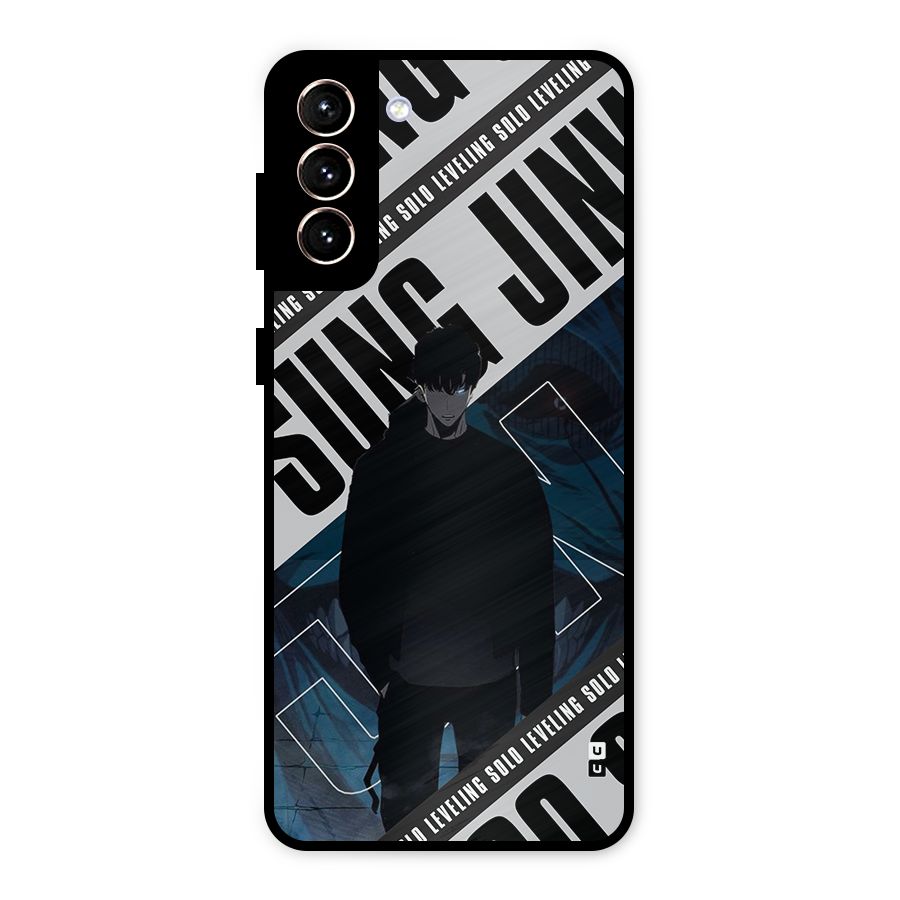 Awesome Jinwoo Rage Metal Back Case for Galaxy S21 Plus