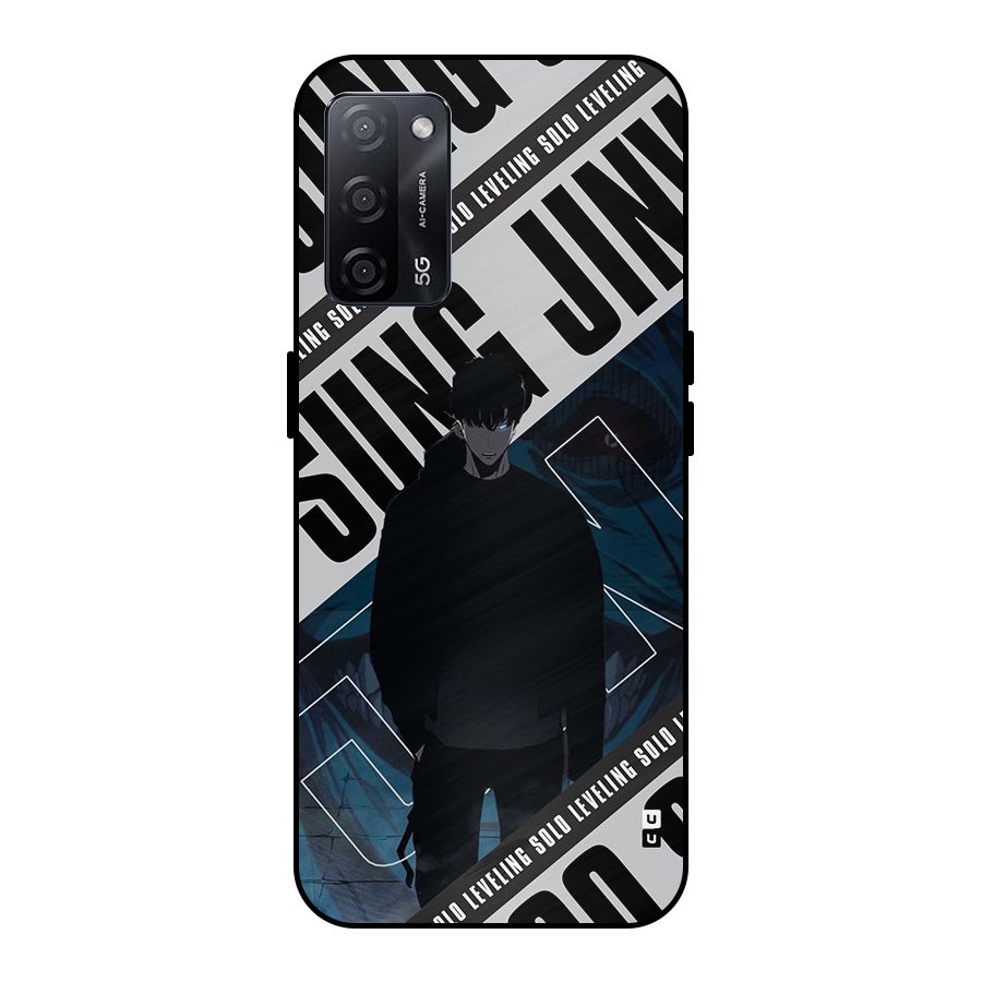Awesome Jinwoo Rage Metal Back Case for Oppo A53s 5G