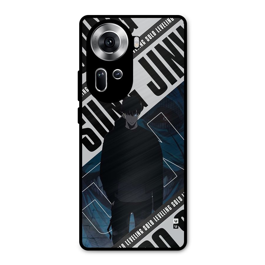 Awesome Jinwoo Rage Metal Back Case for Oppo Reno11 5G