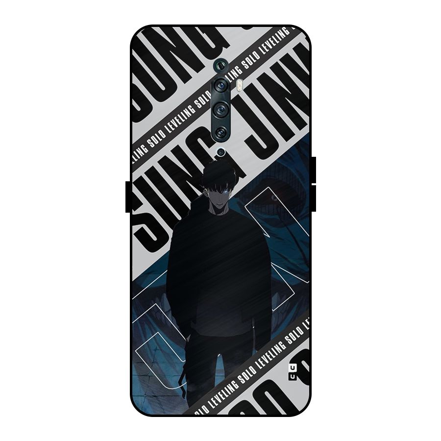 Awesome Jinwoo Rage Metal Back Case for Oppo Reno2 Z