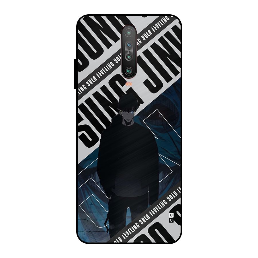 Awesome Jinwoo Rage Metal Back Case for Poco X2