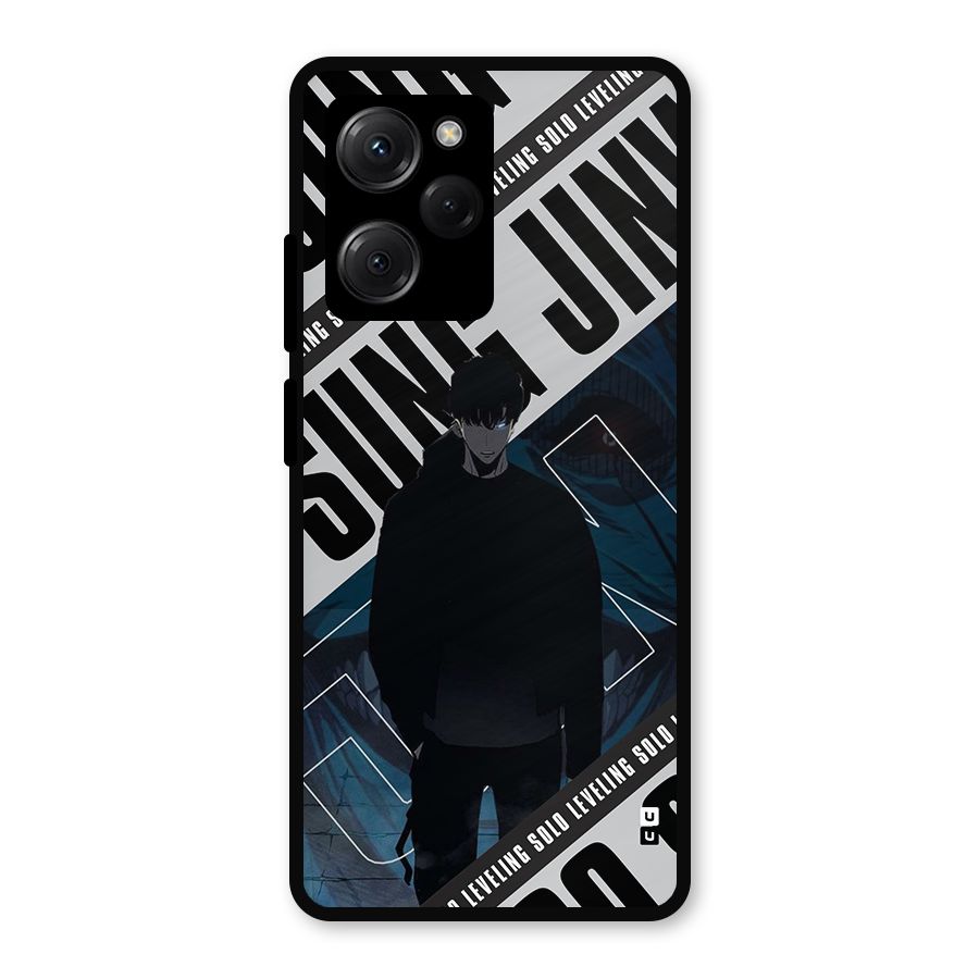 Awesome Jinwoo Rage Metal Back Case for Poco X5 Pro