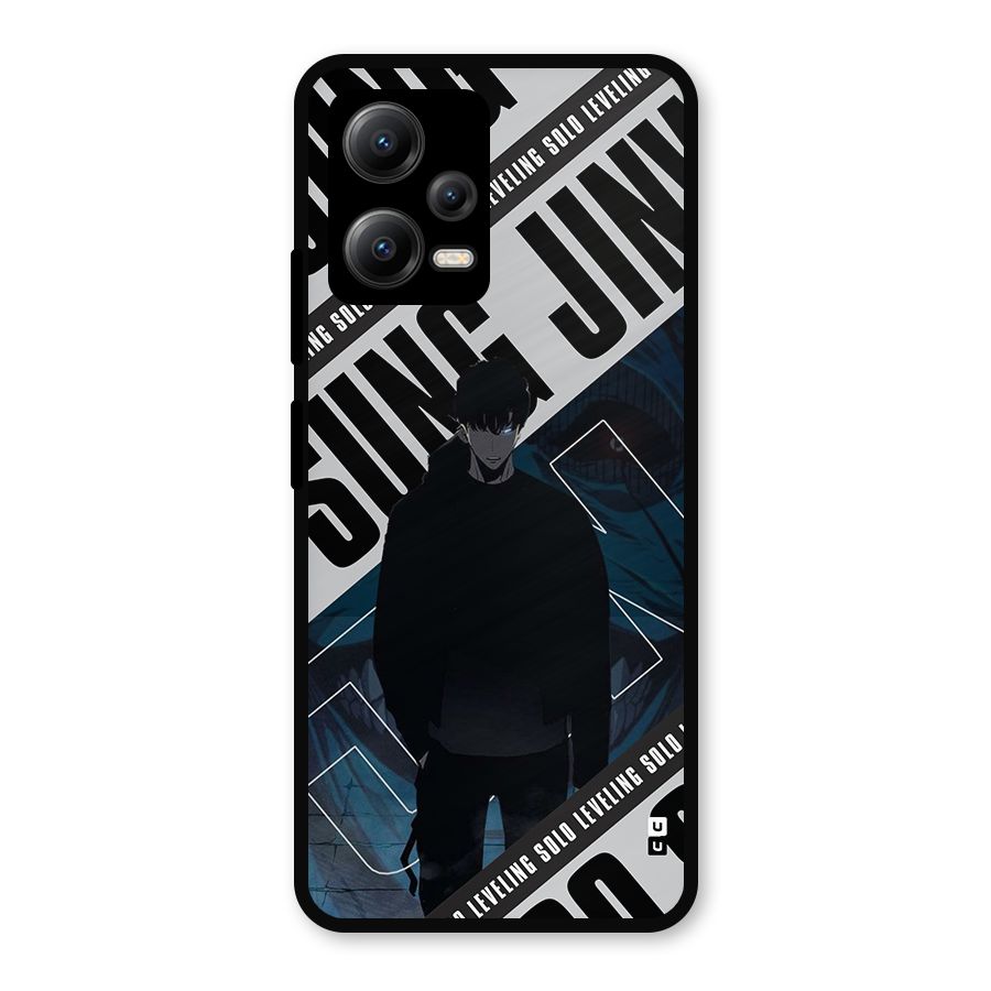 Awesome Jinwoo Rage Metal Back Case for Redmi Note 12 5G