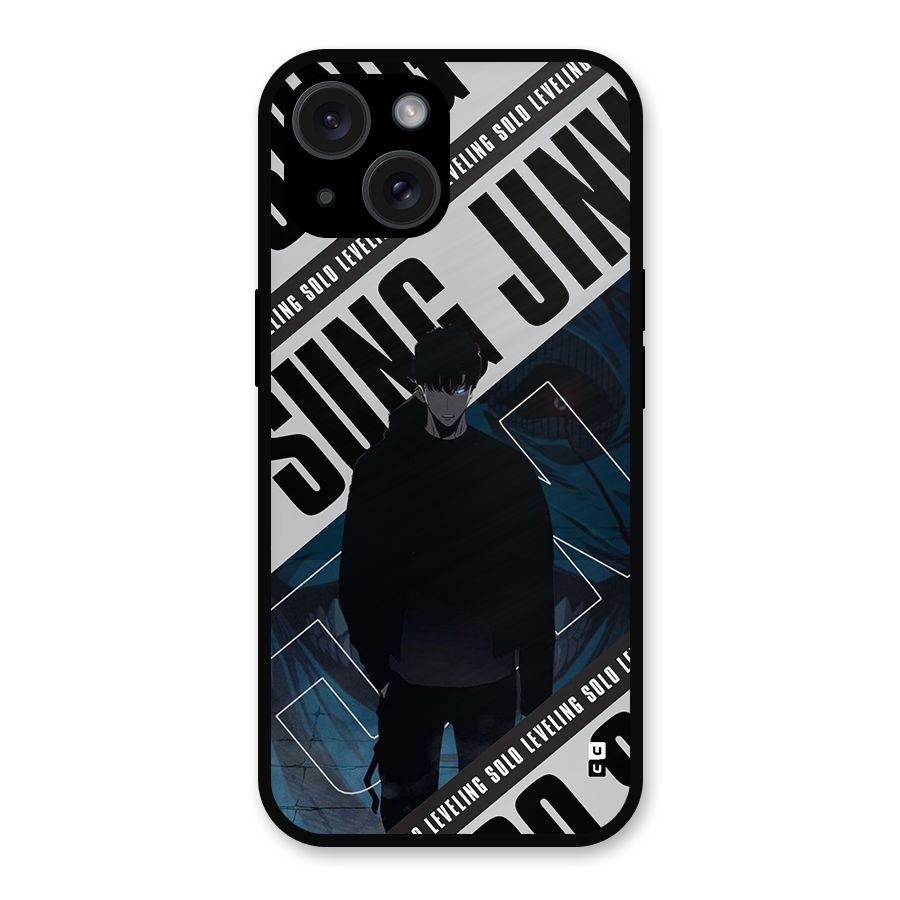 Awesome Jinwoo Rage Metal Back Case for iPhone 15