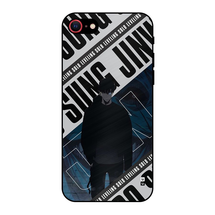 Awesome Jinwoo Rage Metal Back Case for iPhone SE 2022