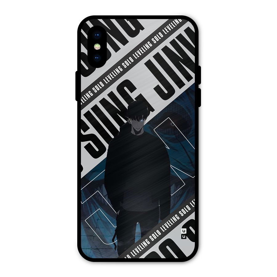 Awesome Jinwoo Rage Metal Back Case for iPhone X