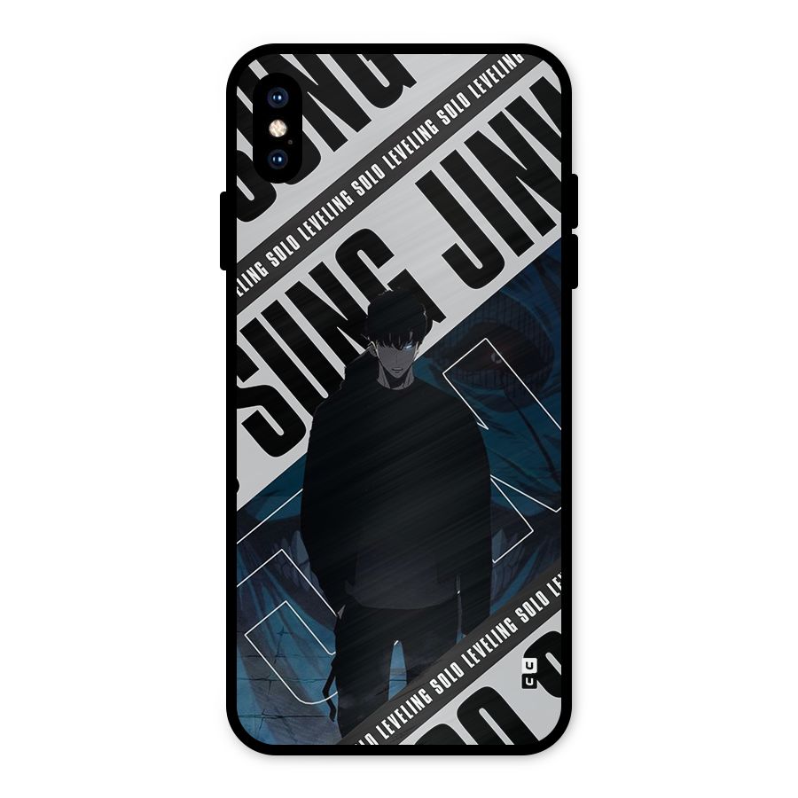 Awesome Jinwoo Rage Metal Back Case for iPhone XS Max