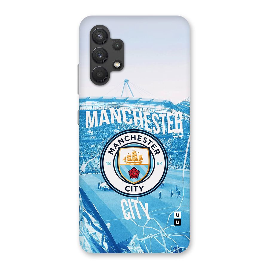 Awesome Manchester Glass Back Case for Galaxy A32