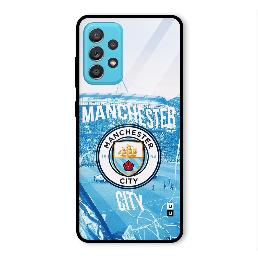 Awesome Manchester Glass Back Case for Galaxy A52