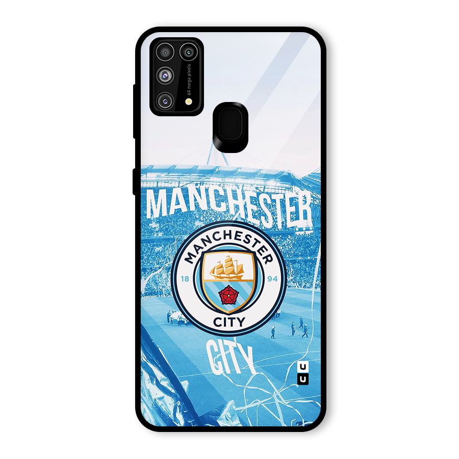 Awesome Manchester Glass Back Case for Galaxy F41