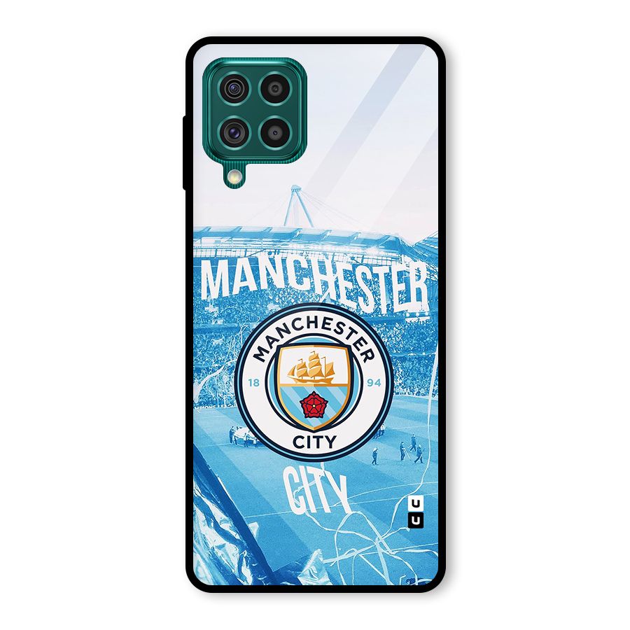 Awesome Manchester Glass Back Case for Galaxy F62