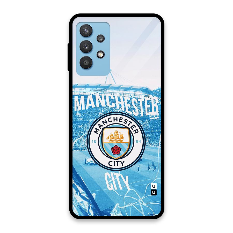 Awesome Manchester Glass Back Case for Galaxy M32 5G