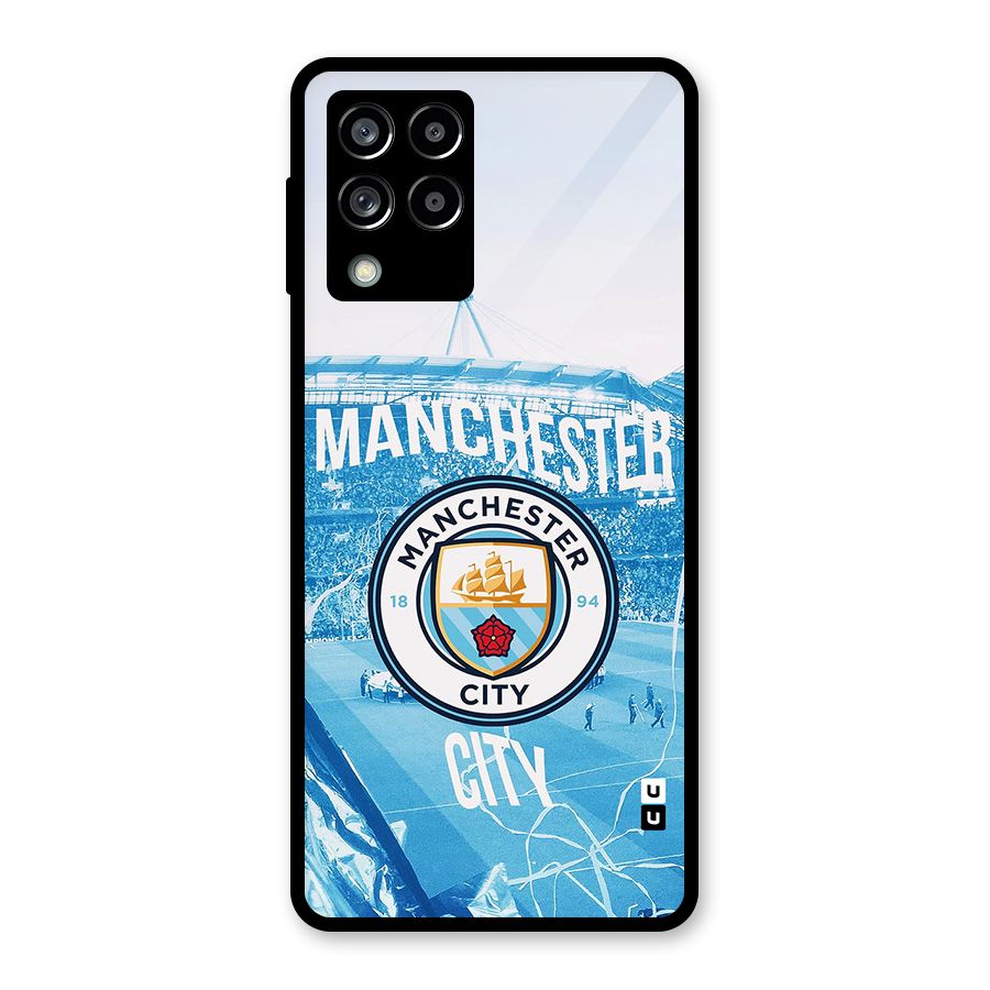 Awesome Manchester Glass Back Case for Galaxy M53 5G