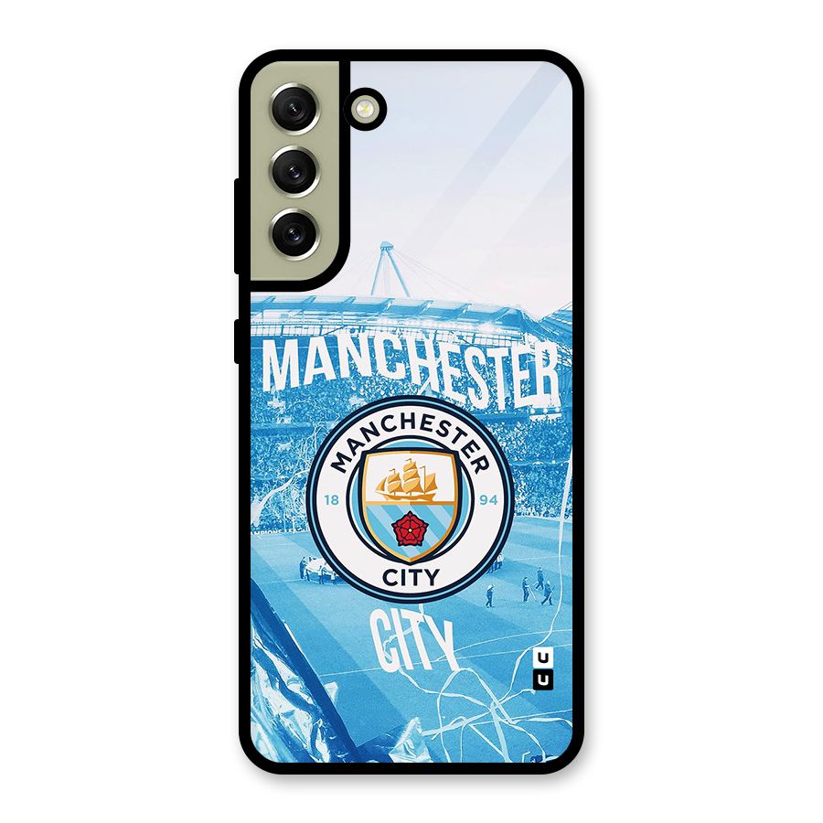 Awesome Manchester Glass Back Case for Galaxy S21 FE 5G