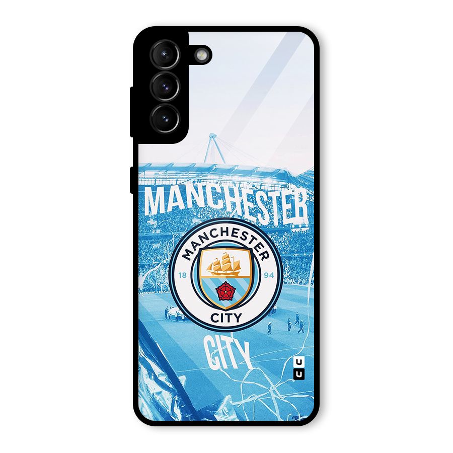 Awesome Manchester Glass Back Case for Galaxy S21 Plus