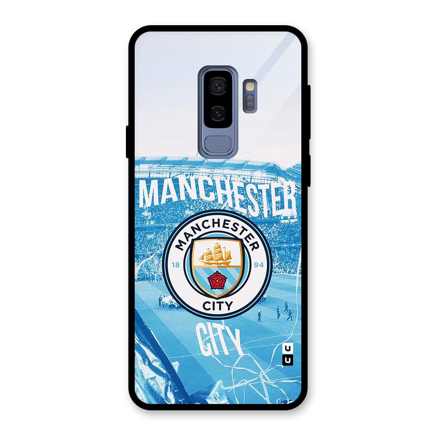 Awesome Manchester Glass Back Case for Galaxy S9 Plus