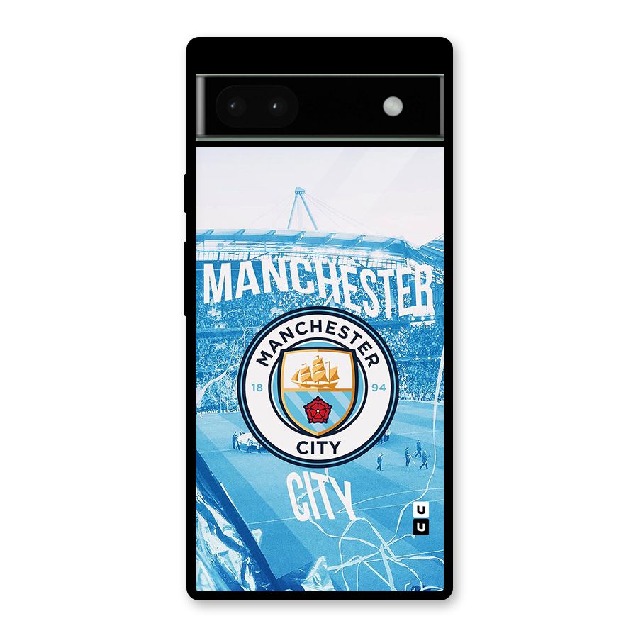 Awesome Manchester Glass Back Case for Google Pixel 6a