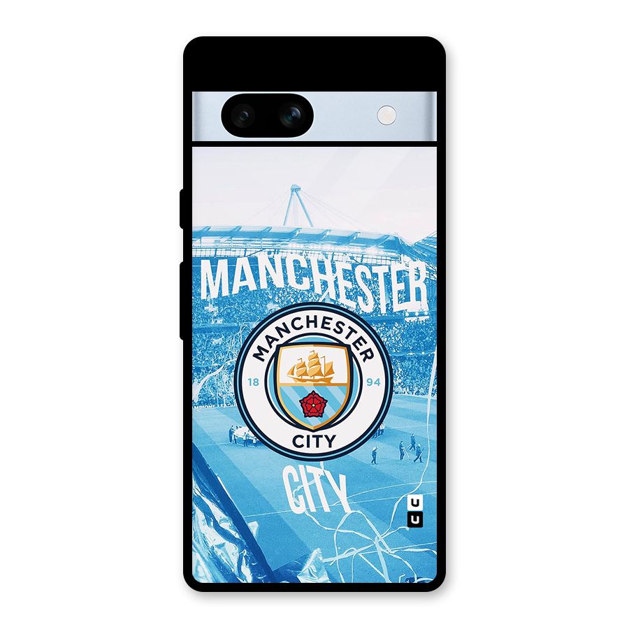 Awesome Manchester Glass Back Case for Google Pixel 7a