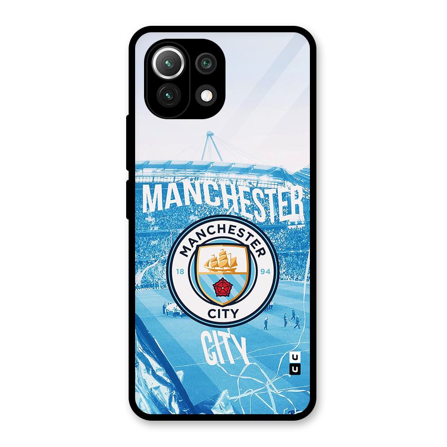 Awesome Manchester Glass Back Case for Mi 11 Lite