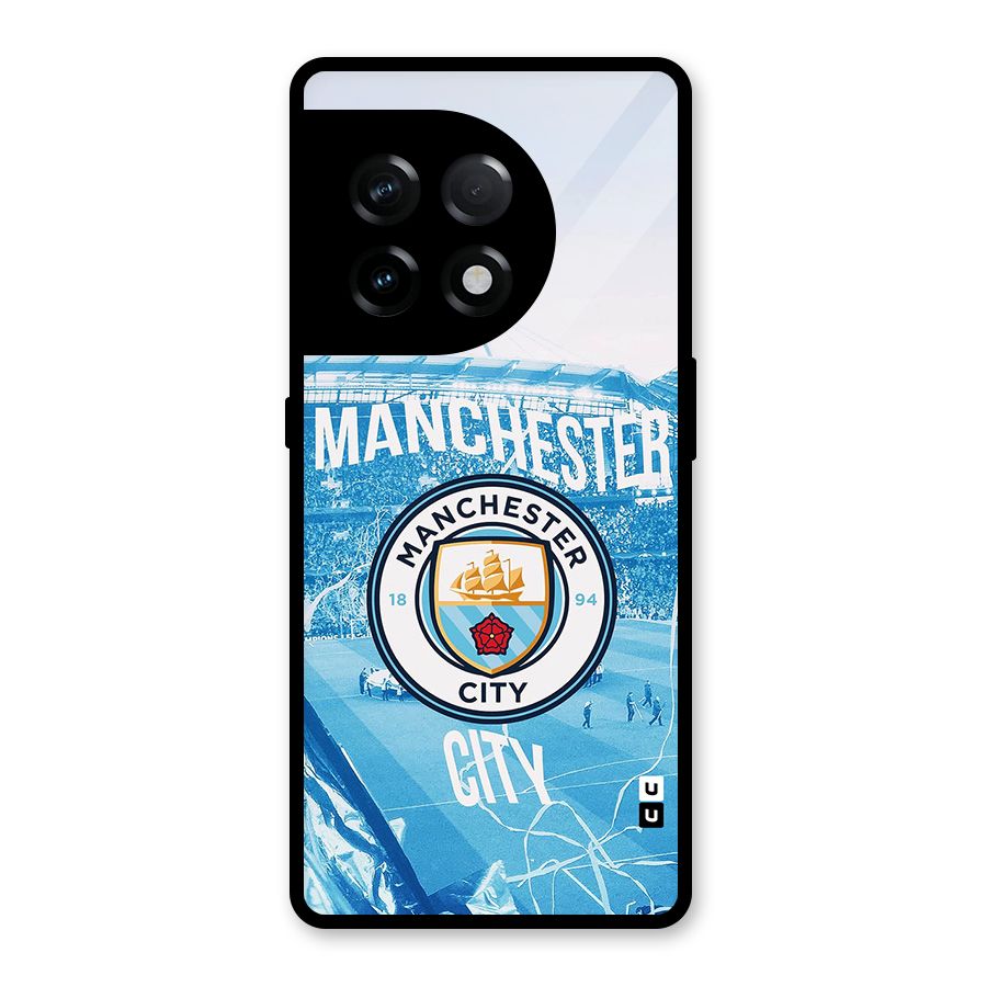 Awesome Manchester Glass Back Case for OnePlus 11R