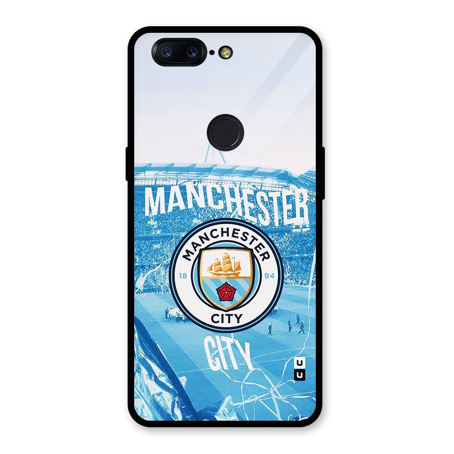 Awesome Manchester Glass Back Case for OnePlus 5T
