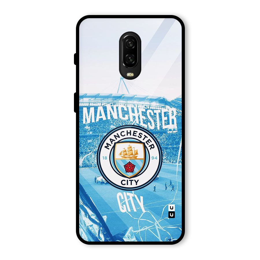 Awesome Manchester Glass Back Case for OnePlus 6T