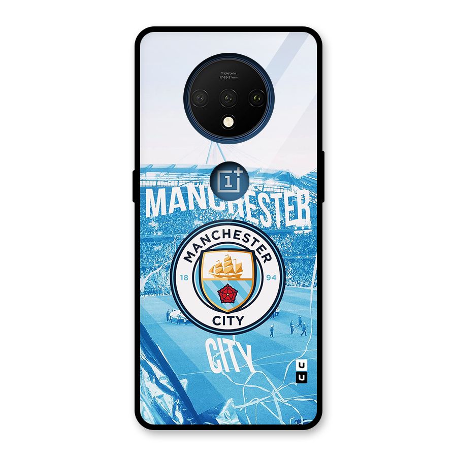 Awesome Manchester Glass Back Case for OnePlus 7T