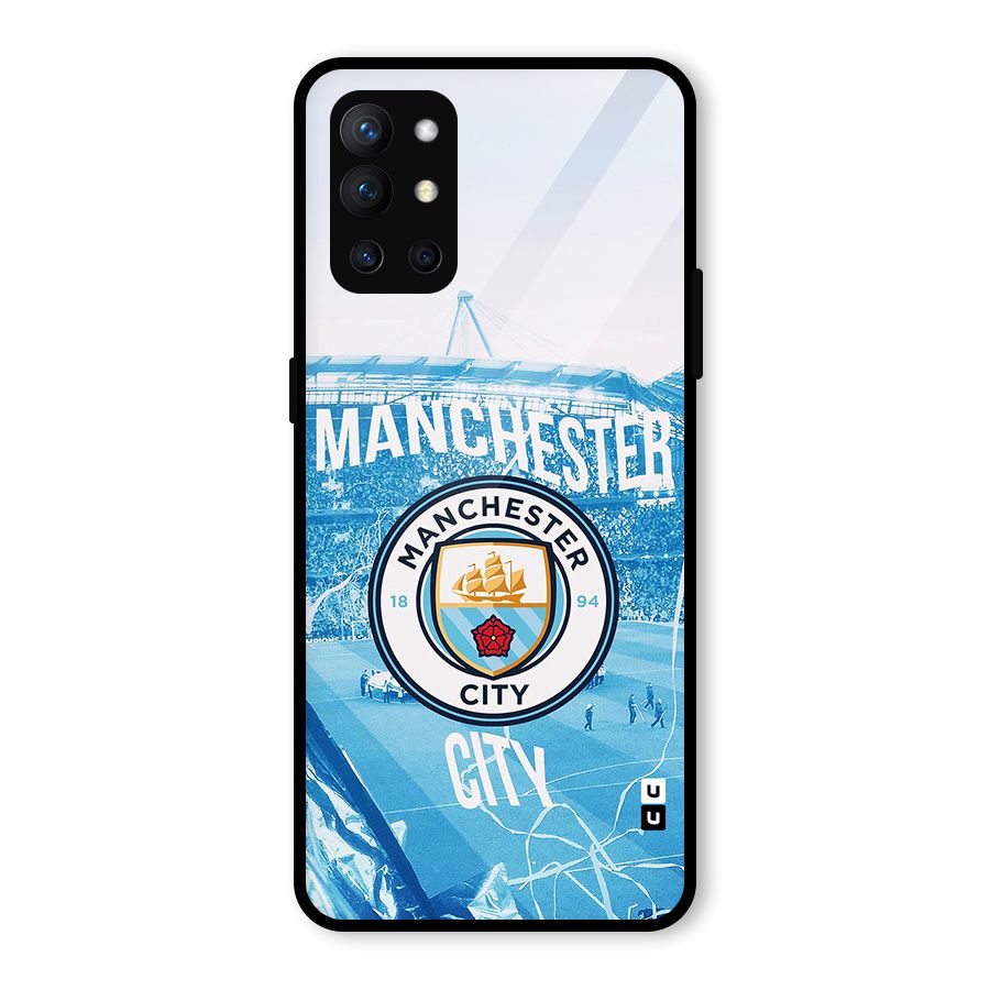 Awesome Manchester Glass Back Case for OnePlus 9R